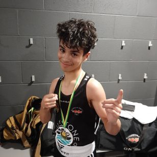 Year 9 Pupil, wins the Antrim Boxing Championship