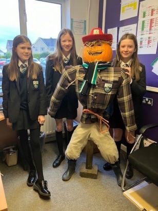 Year 9 girls enter Scarecrow competition